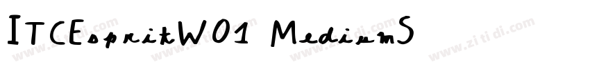 ITCEspritW01 MediumS字体转换